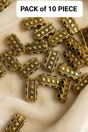 Jewelry Connectors for Jewelry Making DIY Jewelry (Antique Gold 3 Holes Pass 10 PCS)