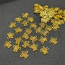 Antique Gold Plated 20 pcs Lord Krishna Charm Connectors