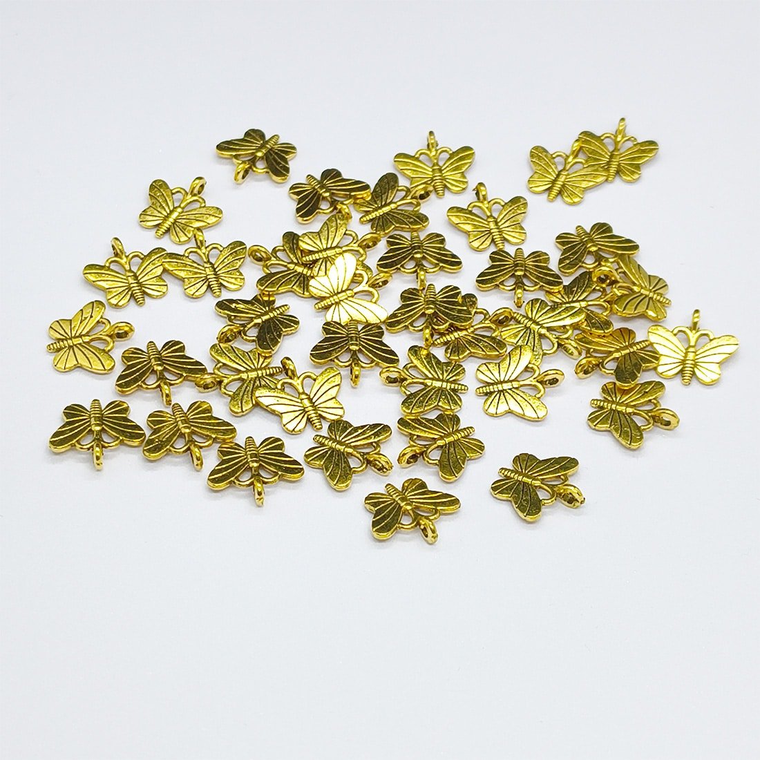 Gold-colour-butterfly-charms-and-jewellery-making