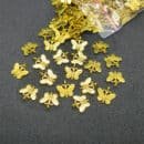 Gold colour butterfly charms for jewellery making